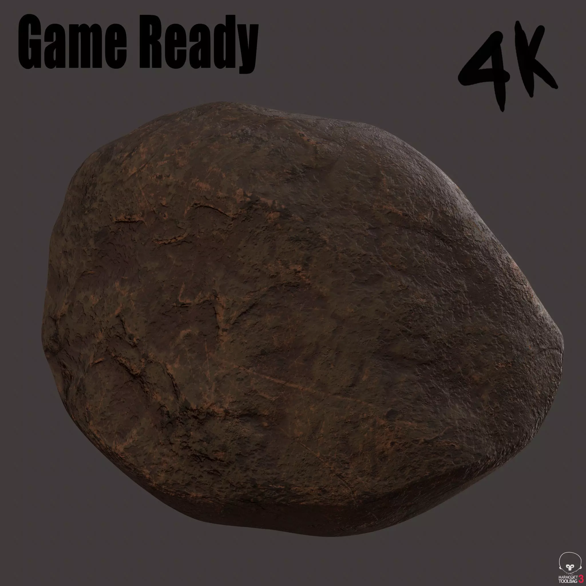 RedRock rock Free low-poly 3D model