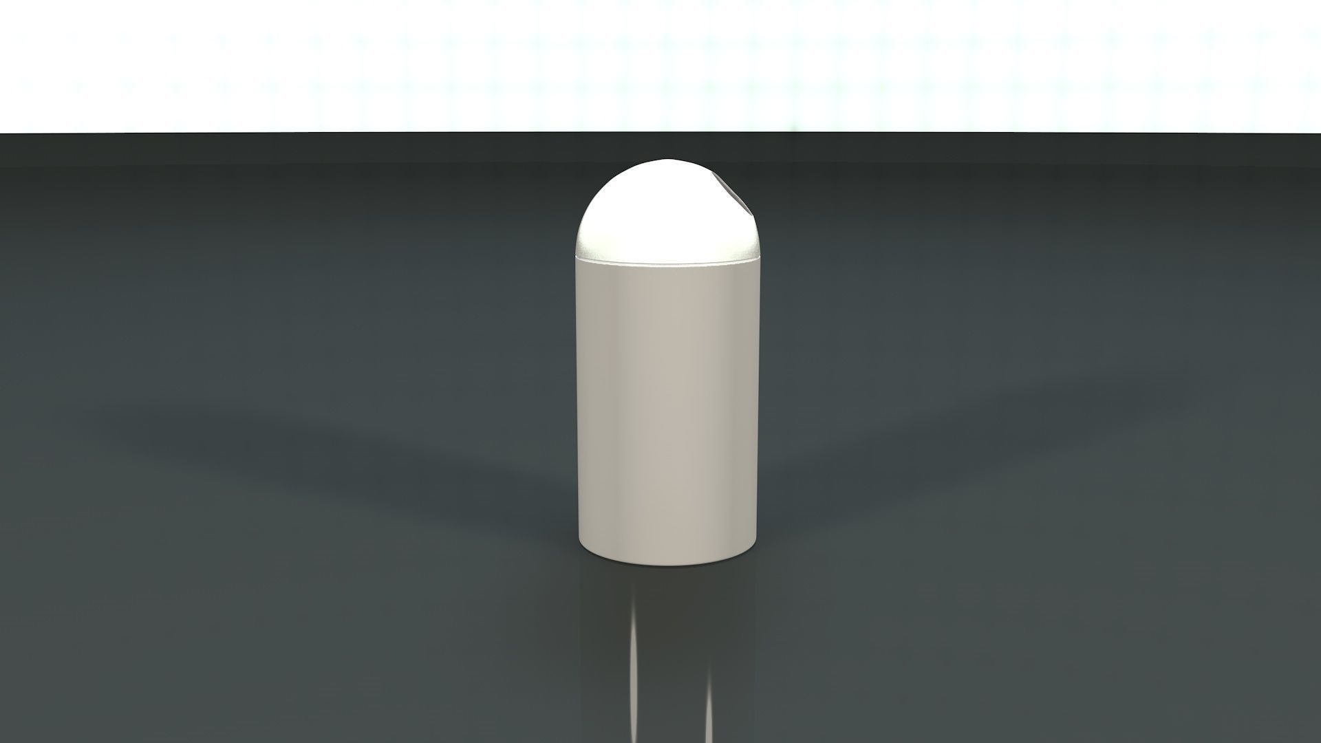 Trash Bin Aluminum or Stainless Steel 3D Model 3D model_20