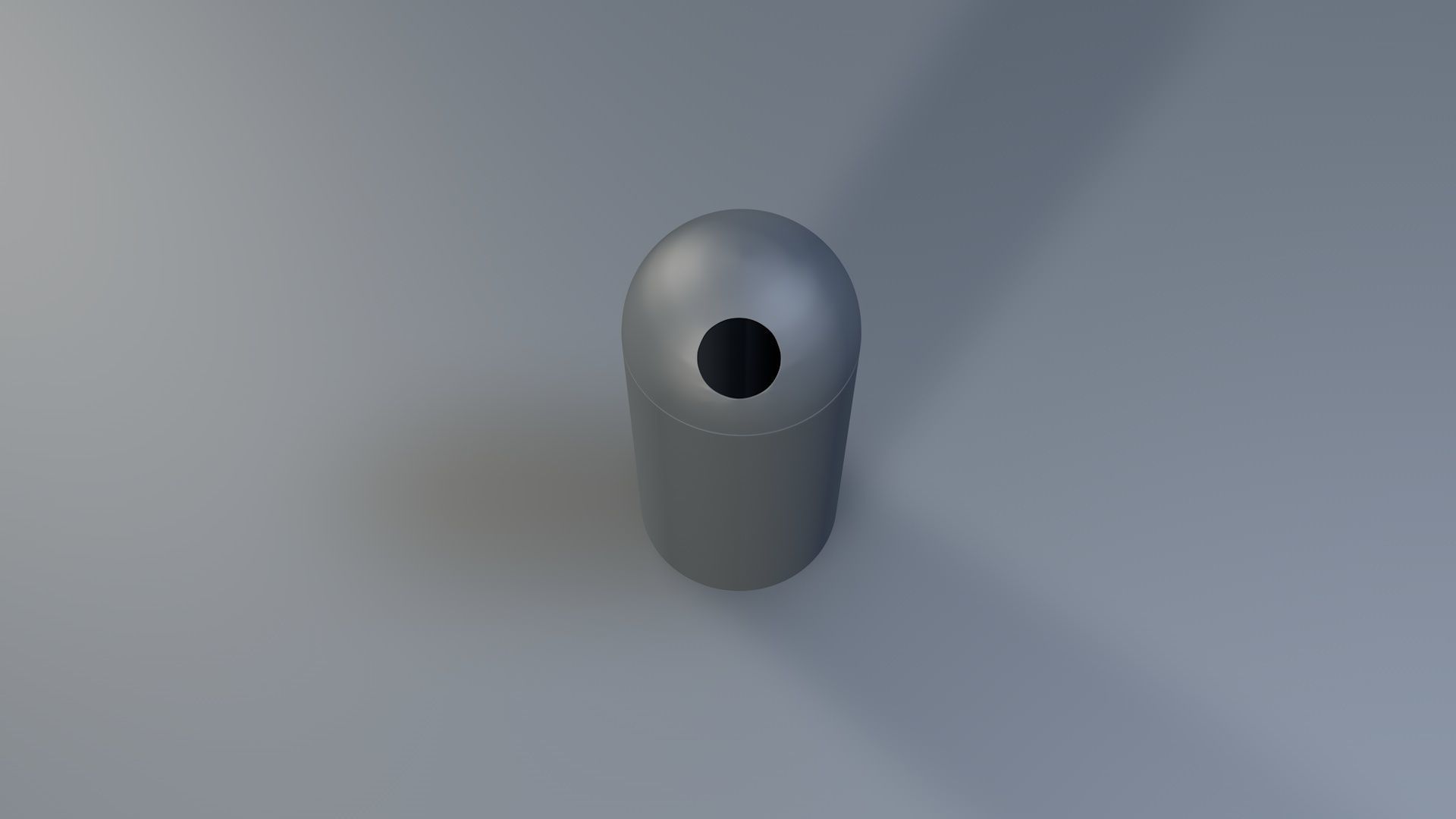 Trash Bin Aluminum or Stainless Steel 3D Model 3D model_24