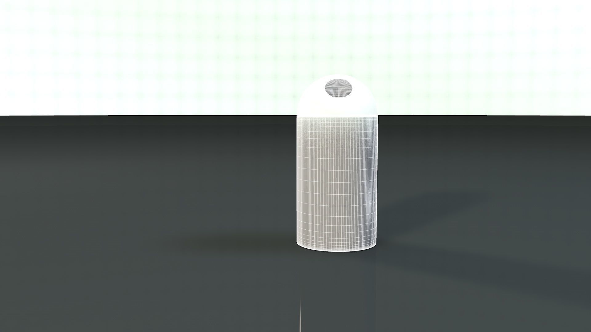 Trash Bin Aluminum or Stainless Steel 3D Model 3D model_9