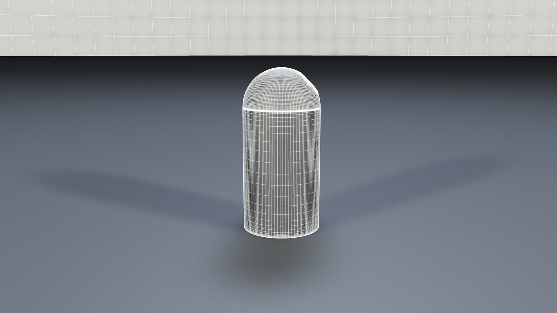 Trash Bin Aluminum or Stainless Steel 3D Model 3D model_6
