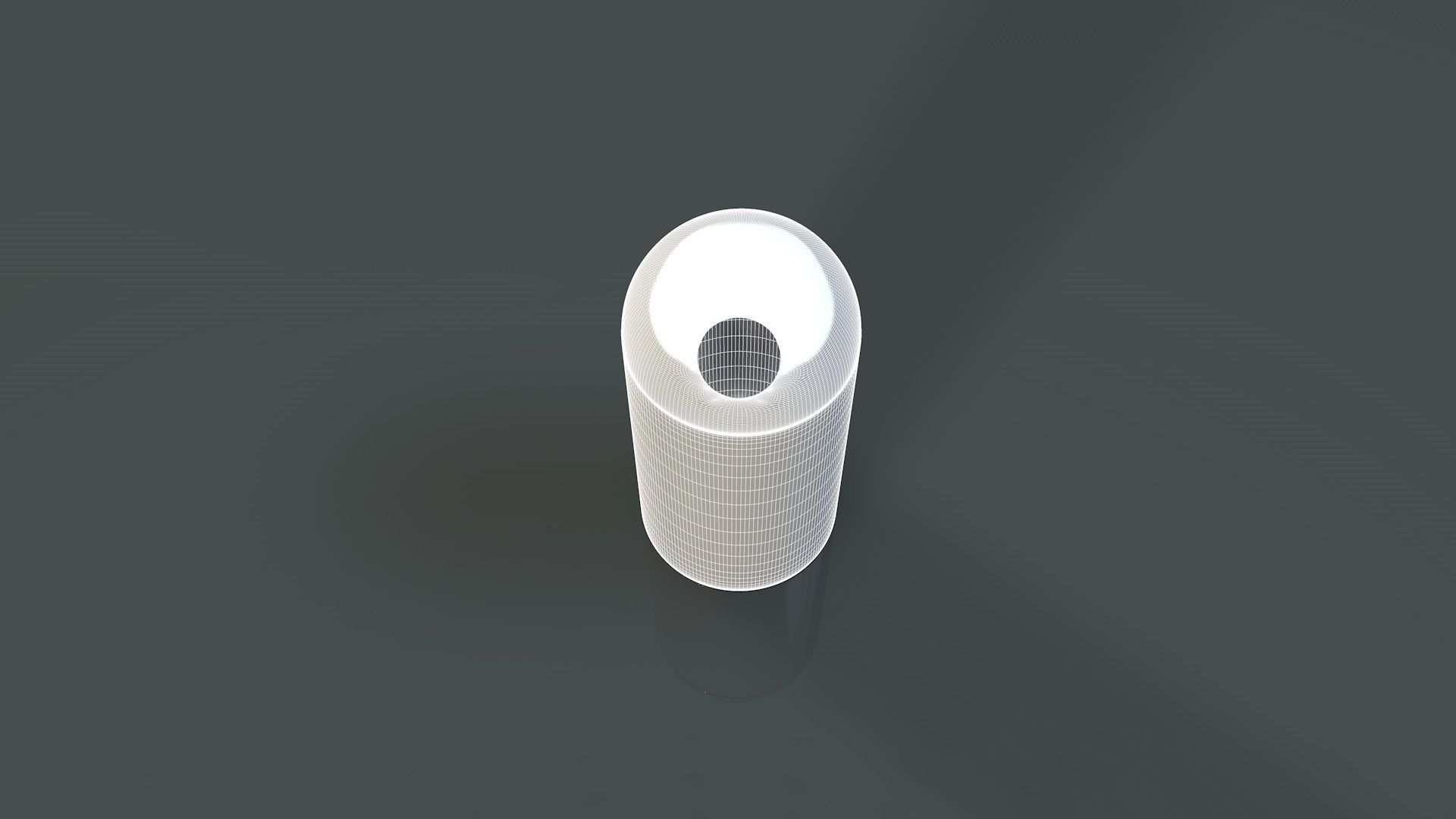 Trash Bin Aluminum or Stainless Steel 3D Model 3D model_10