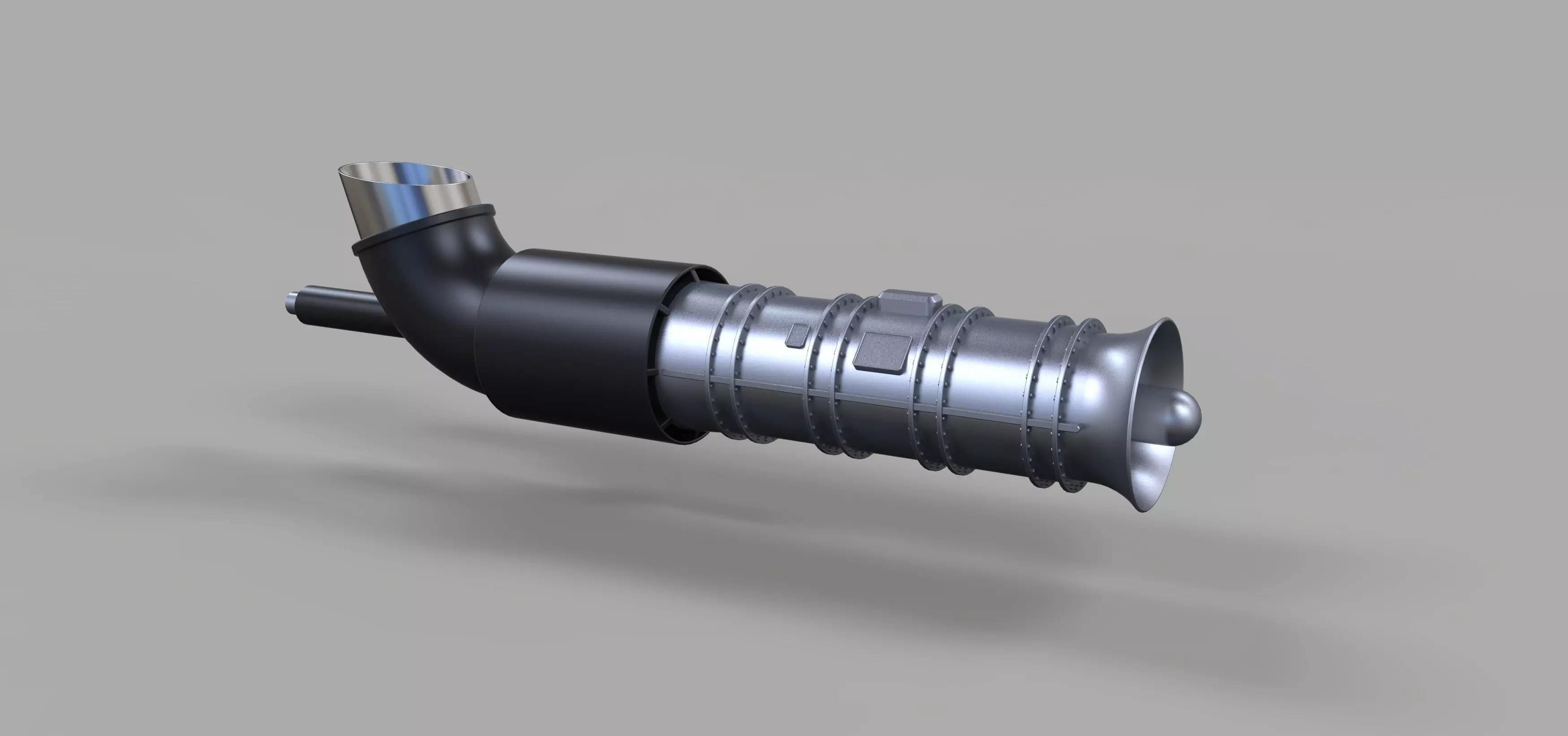 Jet engine 3 3D model_0