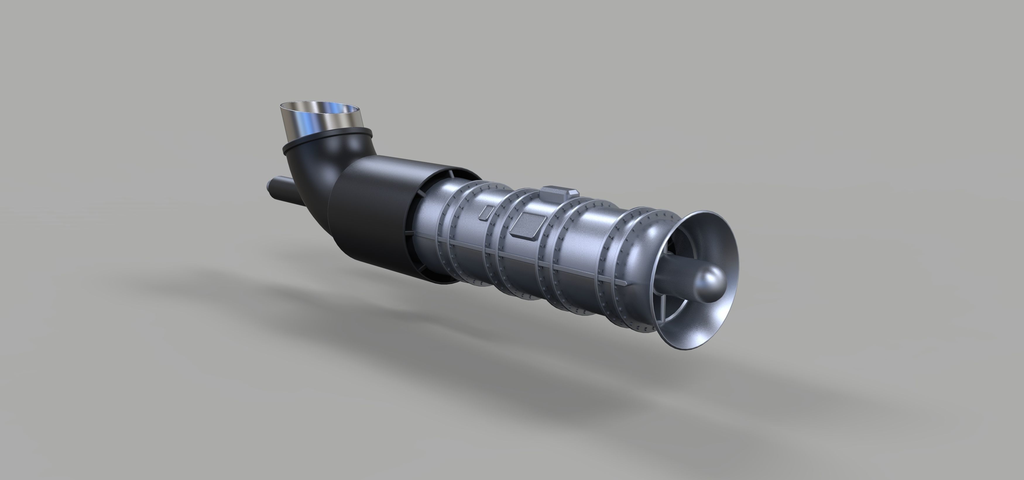 Jet engine 3 3D model_2