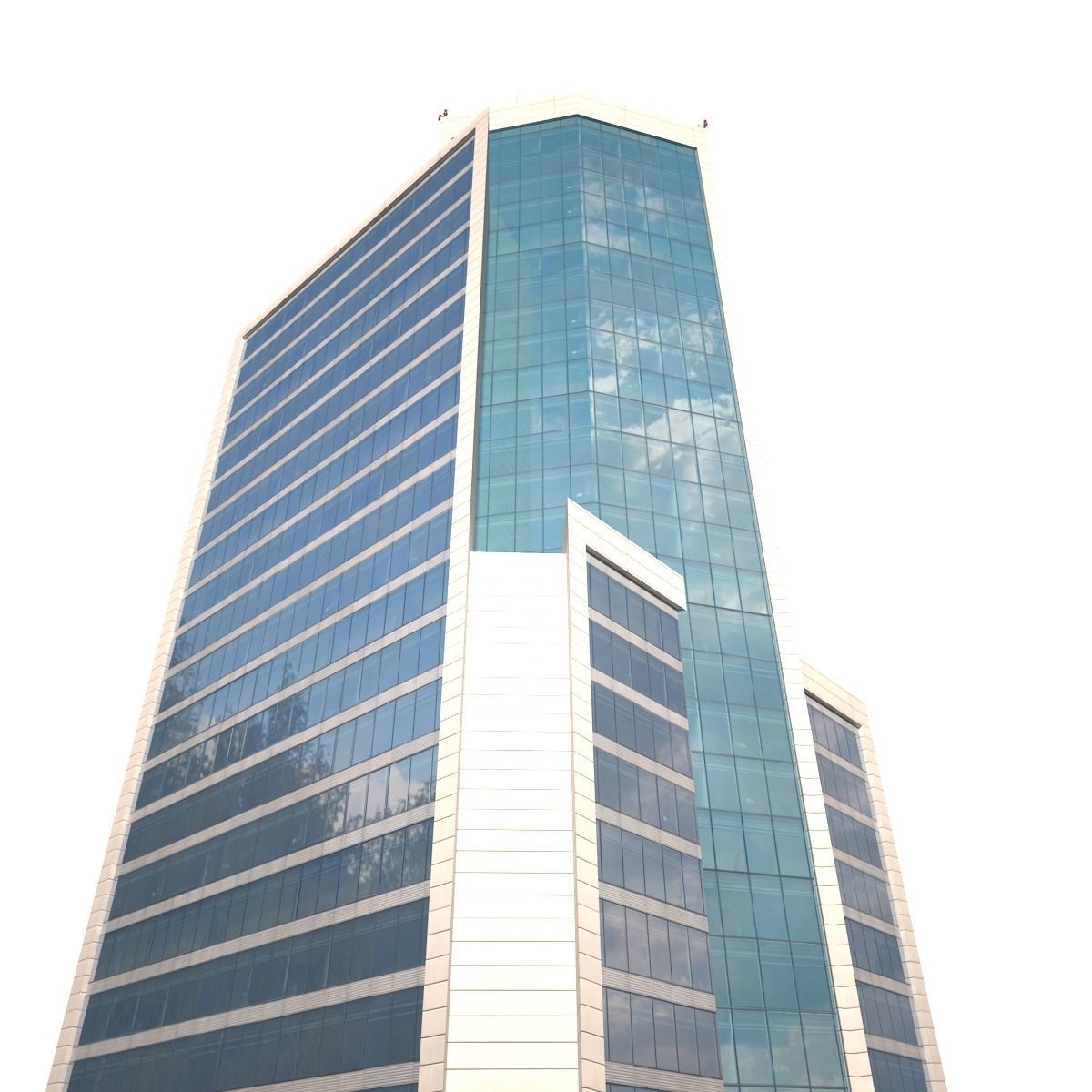 Skyscrapper 12 High Low-poly 3D model_2