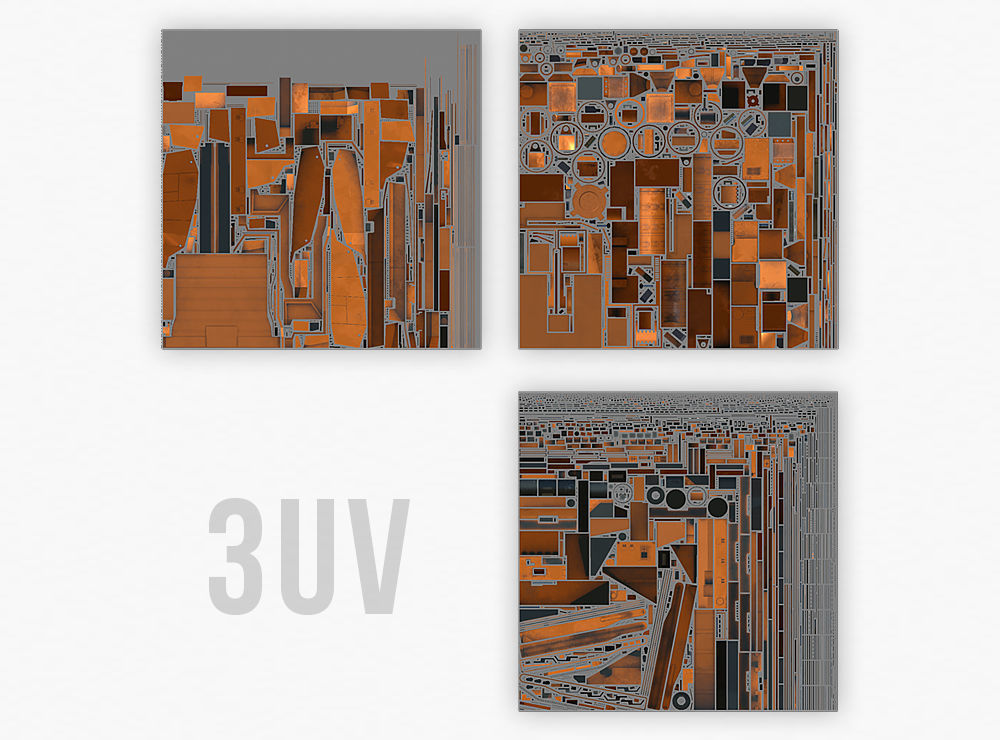 Continuous Miner 3D model_9