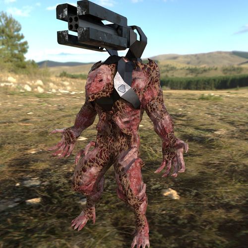 Low Poly Concept Creature Low-poly 3D model