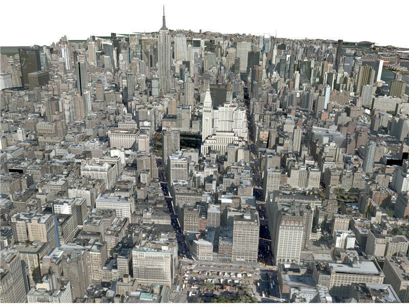 USA City Manhattan  3D model