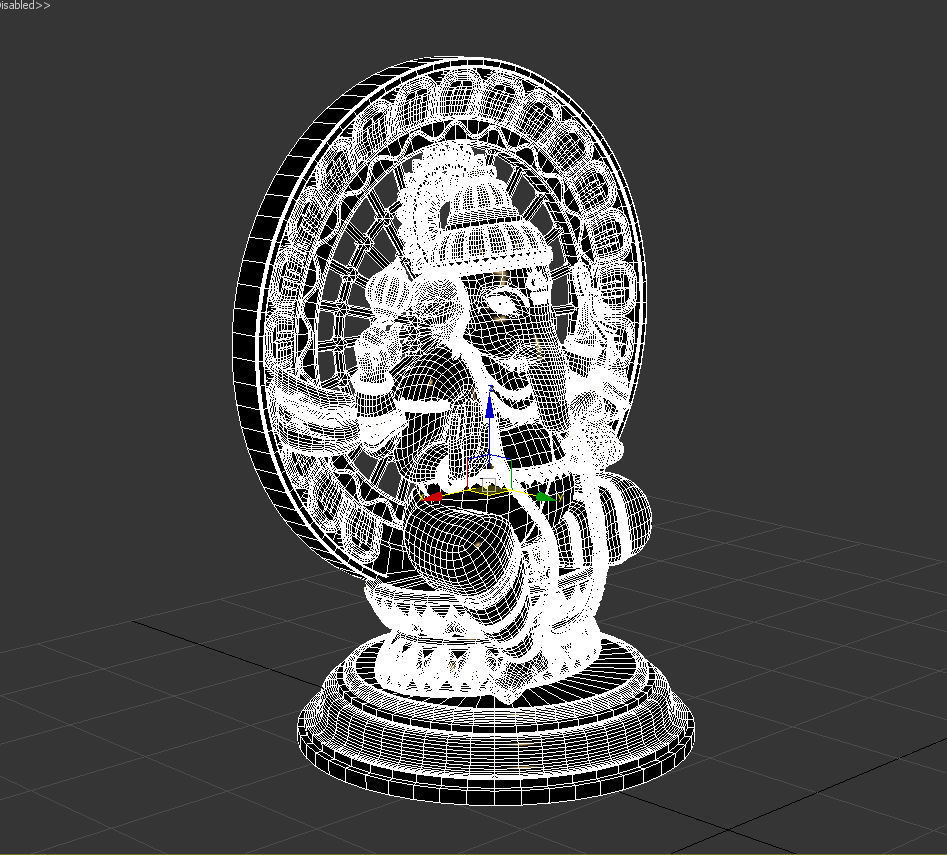 Ganesha statue 3D model_5