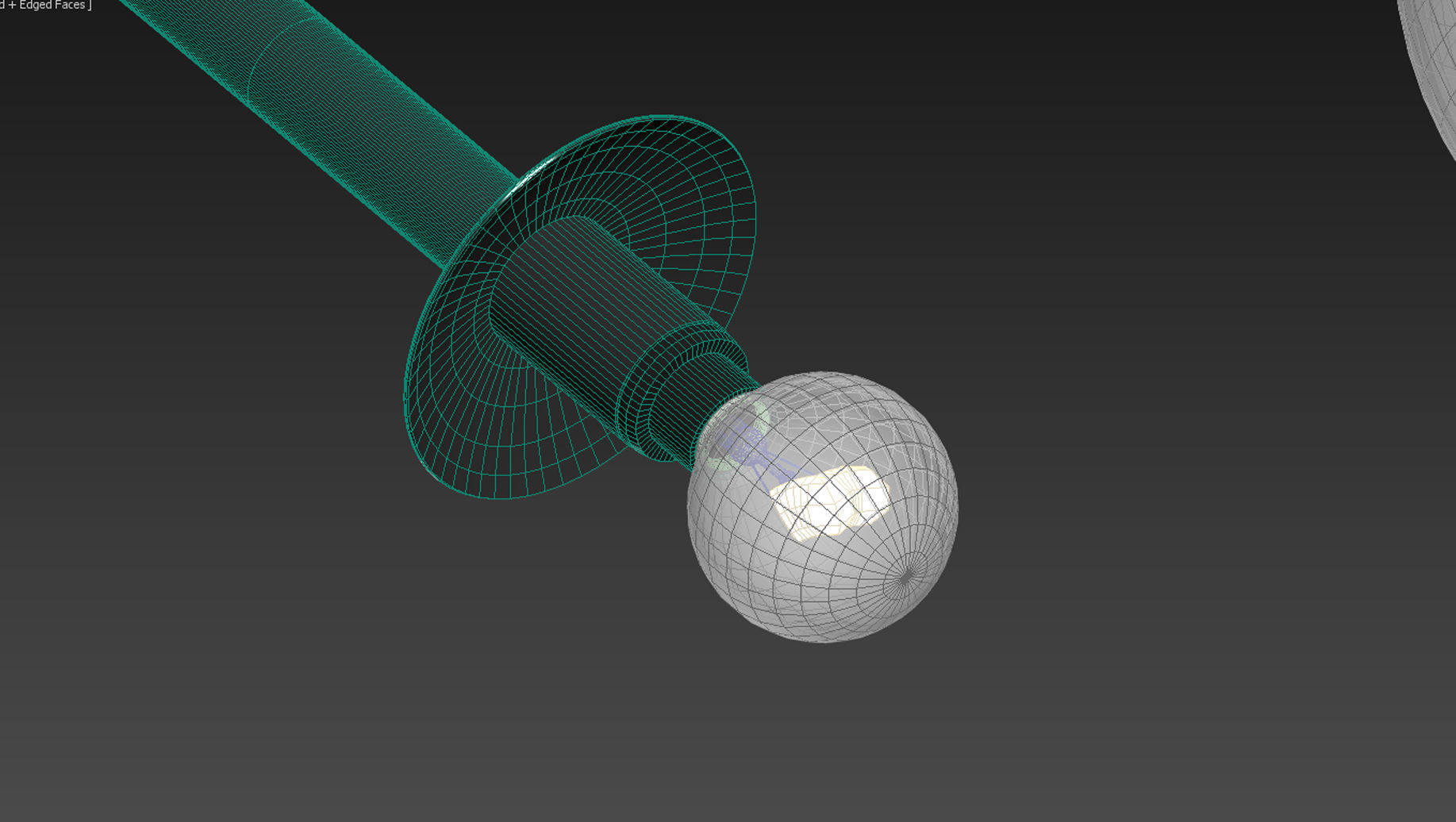 Staggered Glass Chandelier 3D model_5