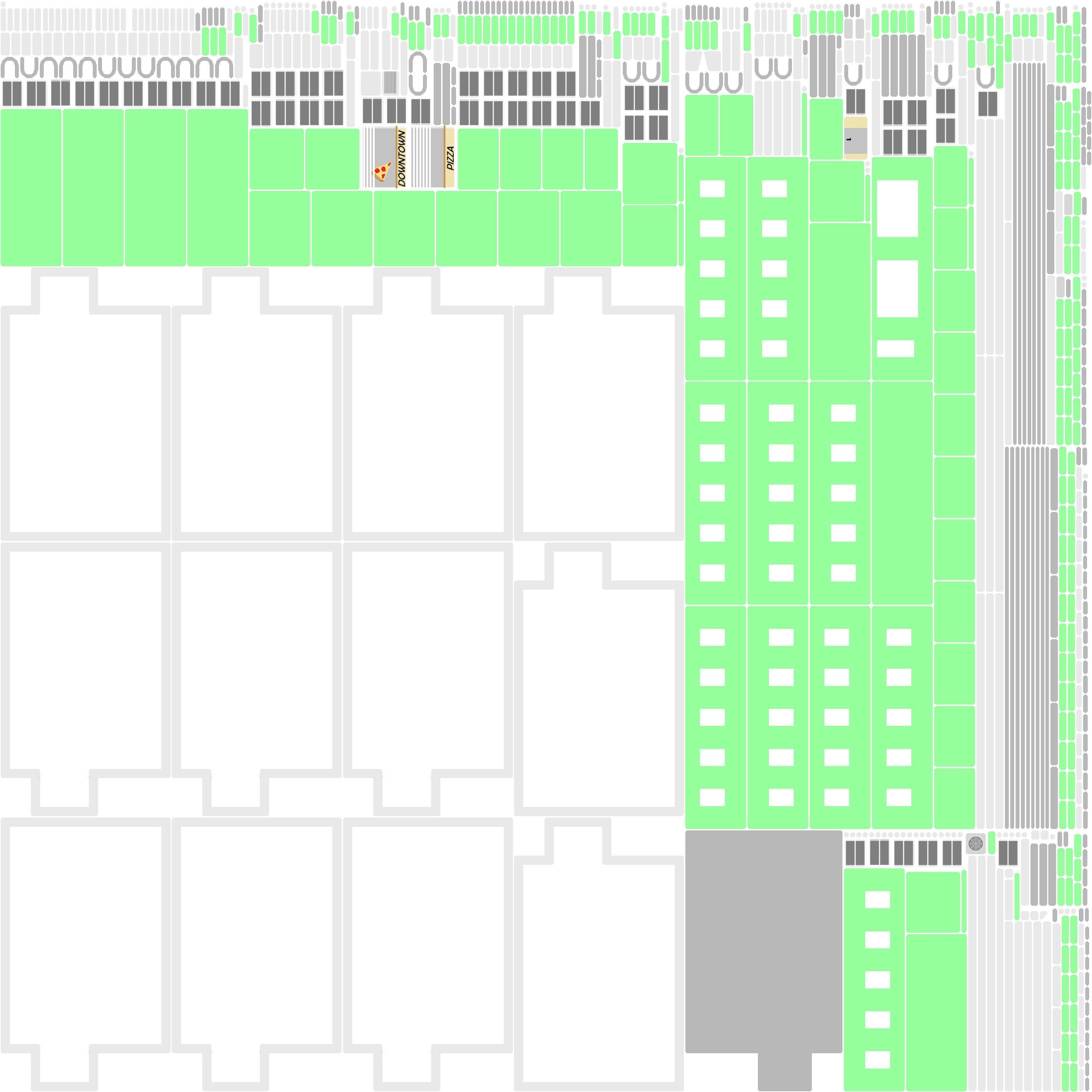 low poly apartment building Free low-poly 3D model_19