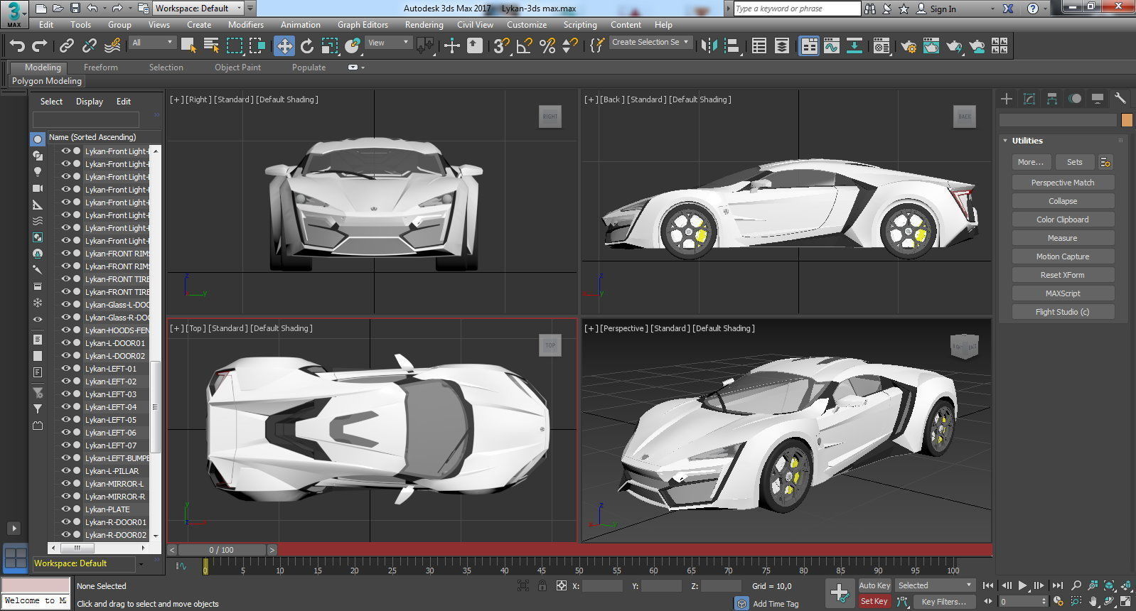 Lykan HyperSport 2014 3D model_14