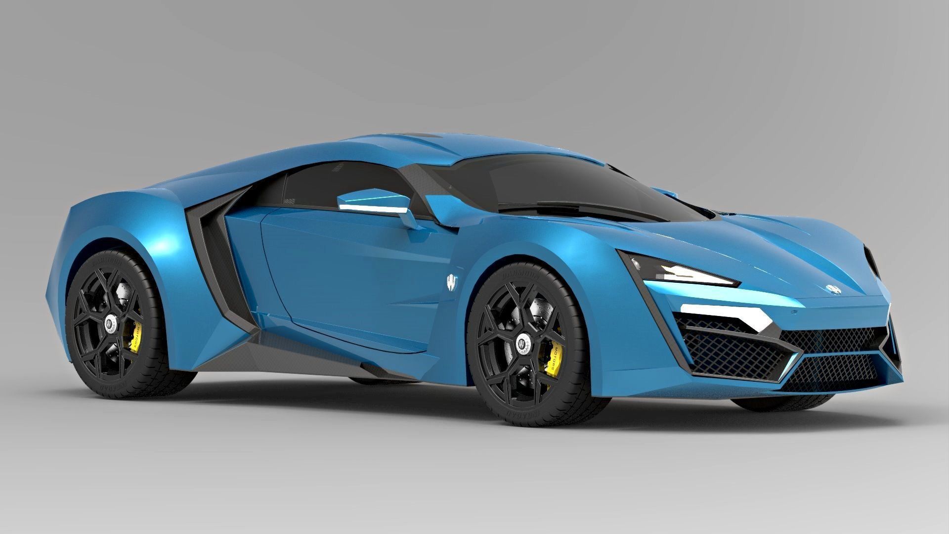 Lykan HyperSport 2014 3D model_2