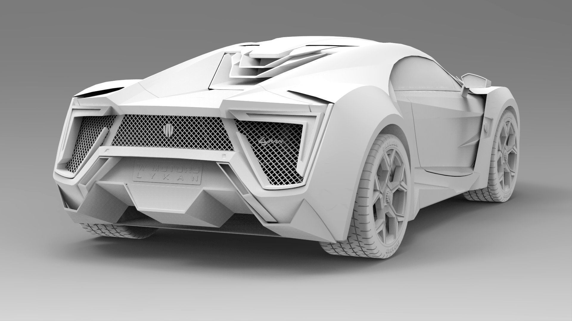 Lykan HyperSport 2014 3D model_12