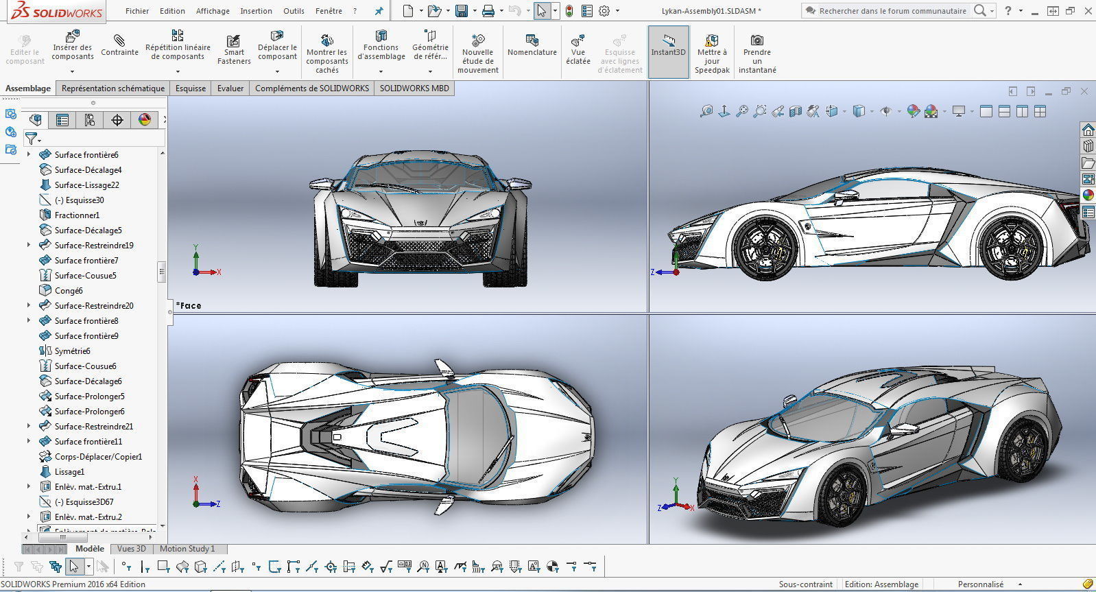 Lykan HyperSport 2014 3D model_13