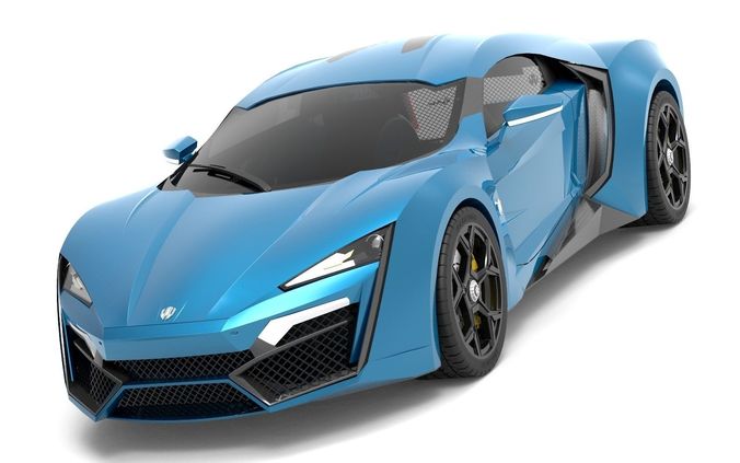 Lykan HyperSport 2014 3D model