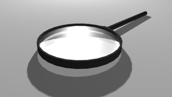 magnifying glass 3D model