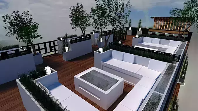 roof top terrace lounge bar