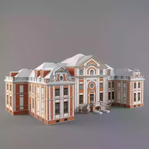 Kikin Chamber Low-poly 3D model