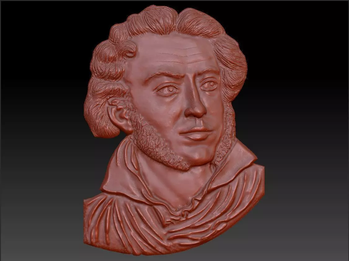 Alexander Pushkin 3D print model