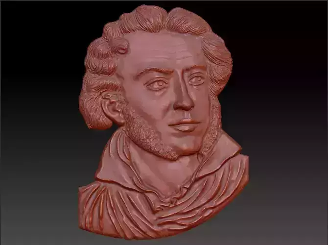 Alexander Pushkin 3D print model