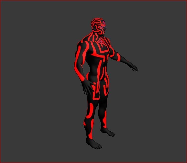 Lord of Destruction Low-poly 3D model_5