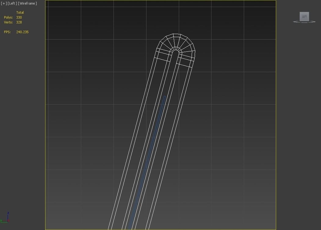 Tabletop Sign Holder Low-poly 3D model_7