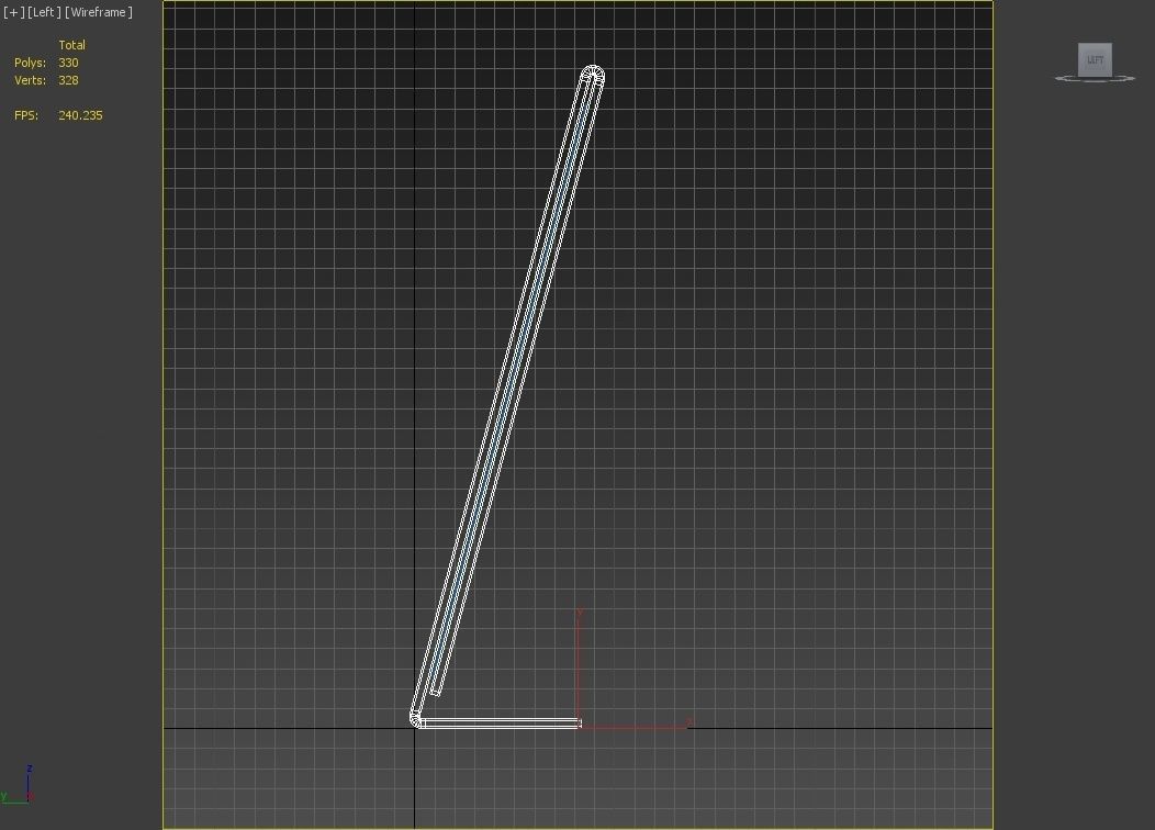 Tabletop Sign Holder Low-poly 3D model_5