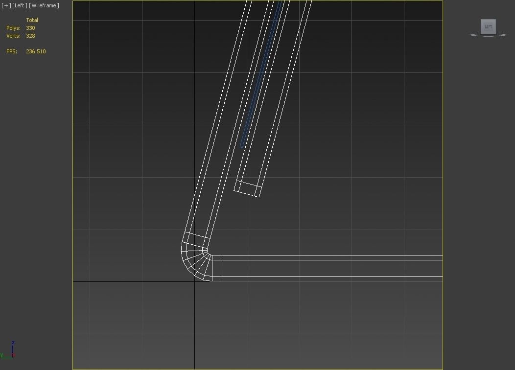 Tabletop Sign Holder Low-poly 3D model_6