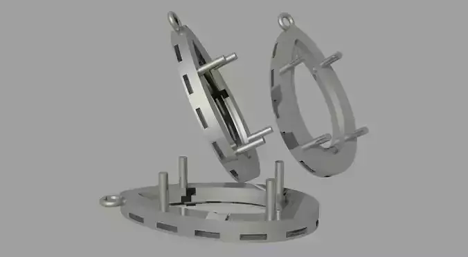 EARRINGS pair of stainless steel