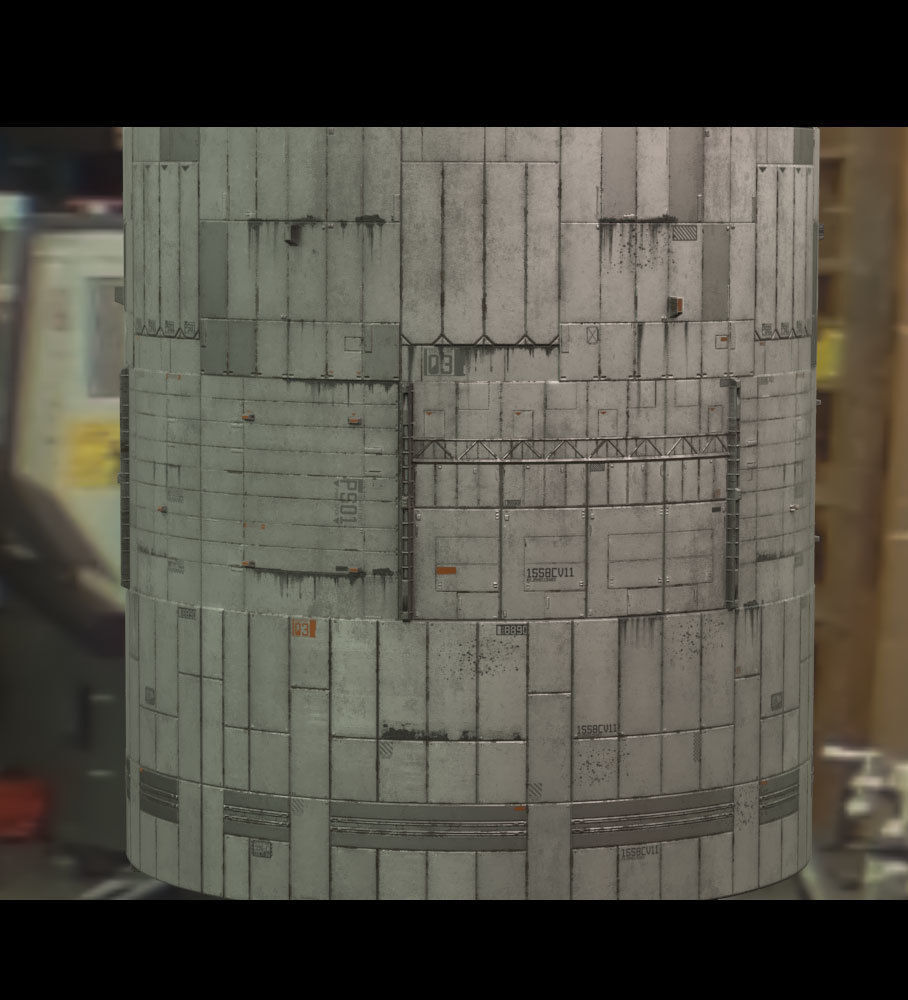 Scifi Wall Panel Texture Set D Texture_5