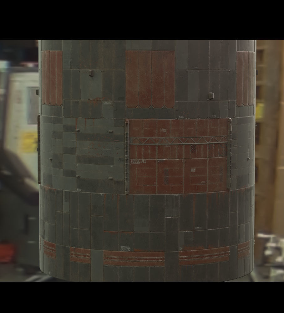 Scifi Wall Panel Texture Set D Texture_3