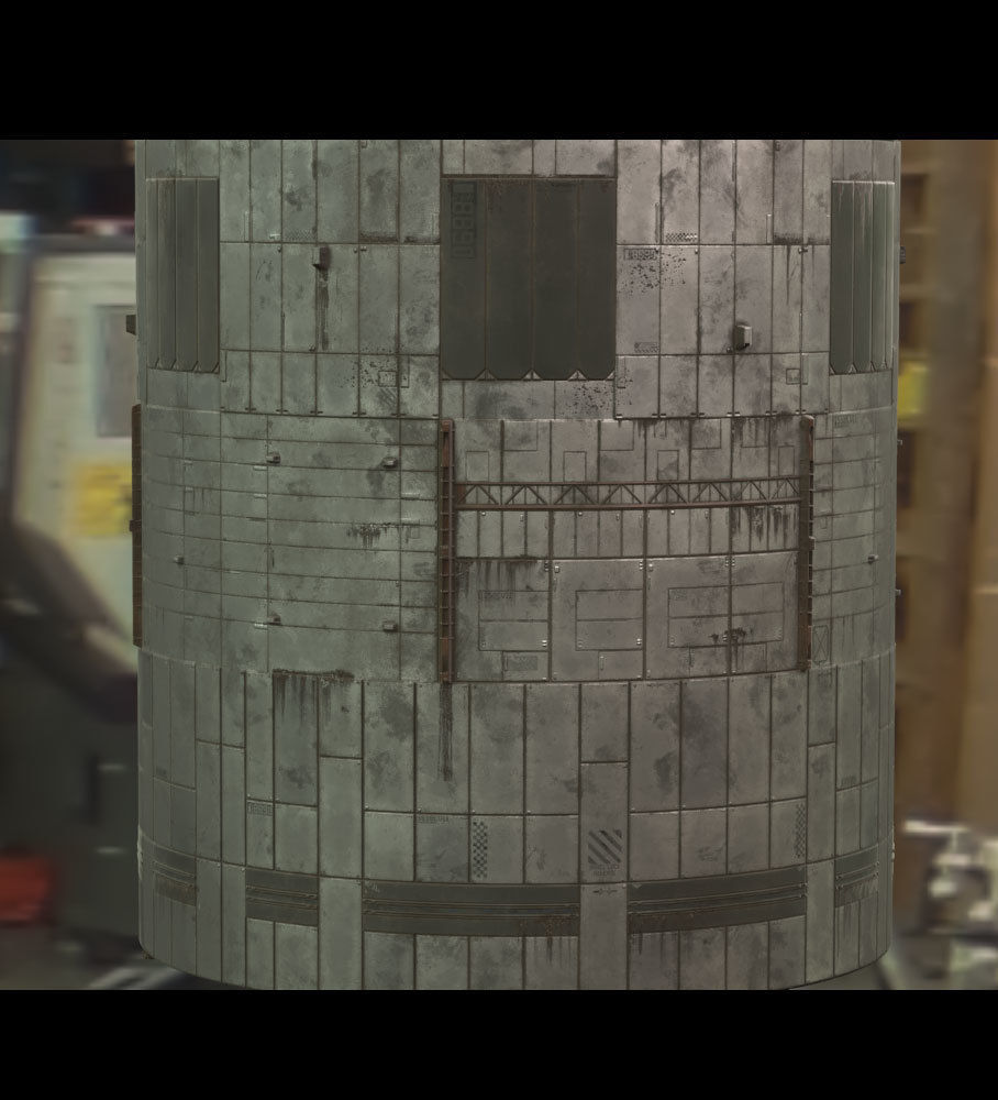 Scifi Wall Panel Texture Set D Texture_4