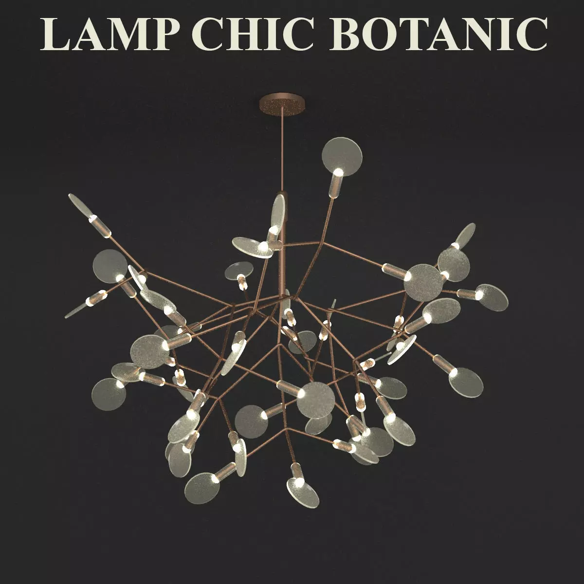 LAMP CHIC BOTANIC 3d model 3D model