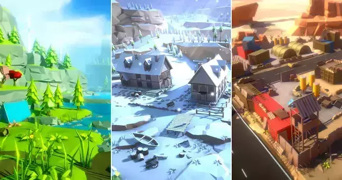 Low Poly Environment World