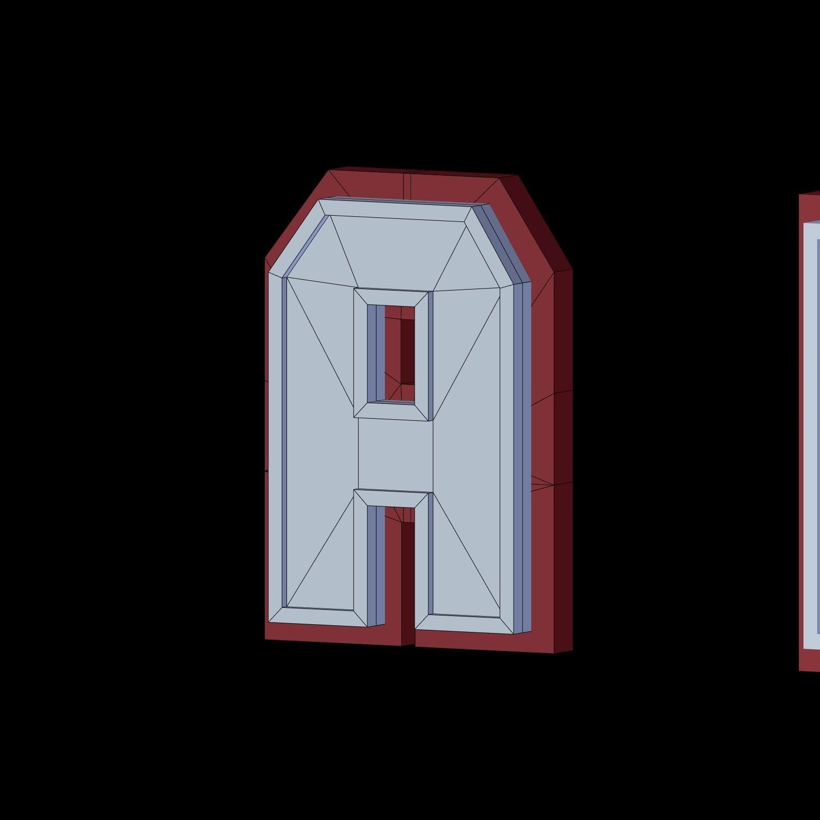 Alphabet - Low Poly Low-poly 3D model_8