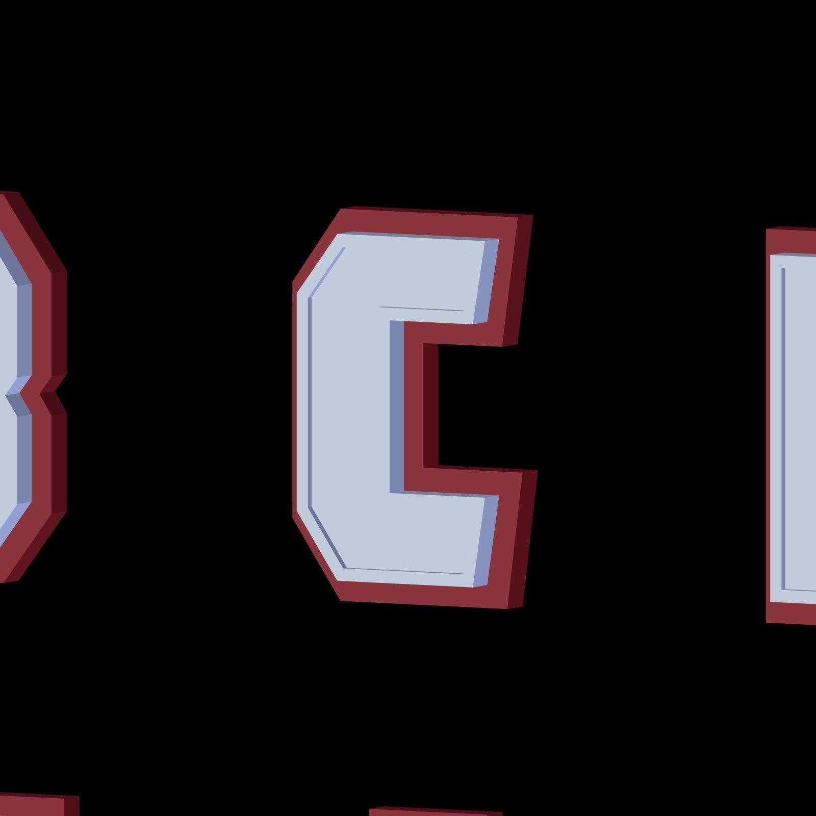 Alphabet - Low Poly Low-poly 3D model_11