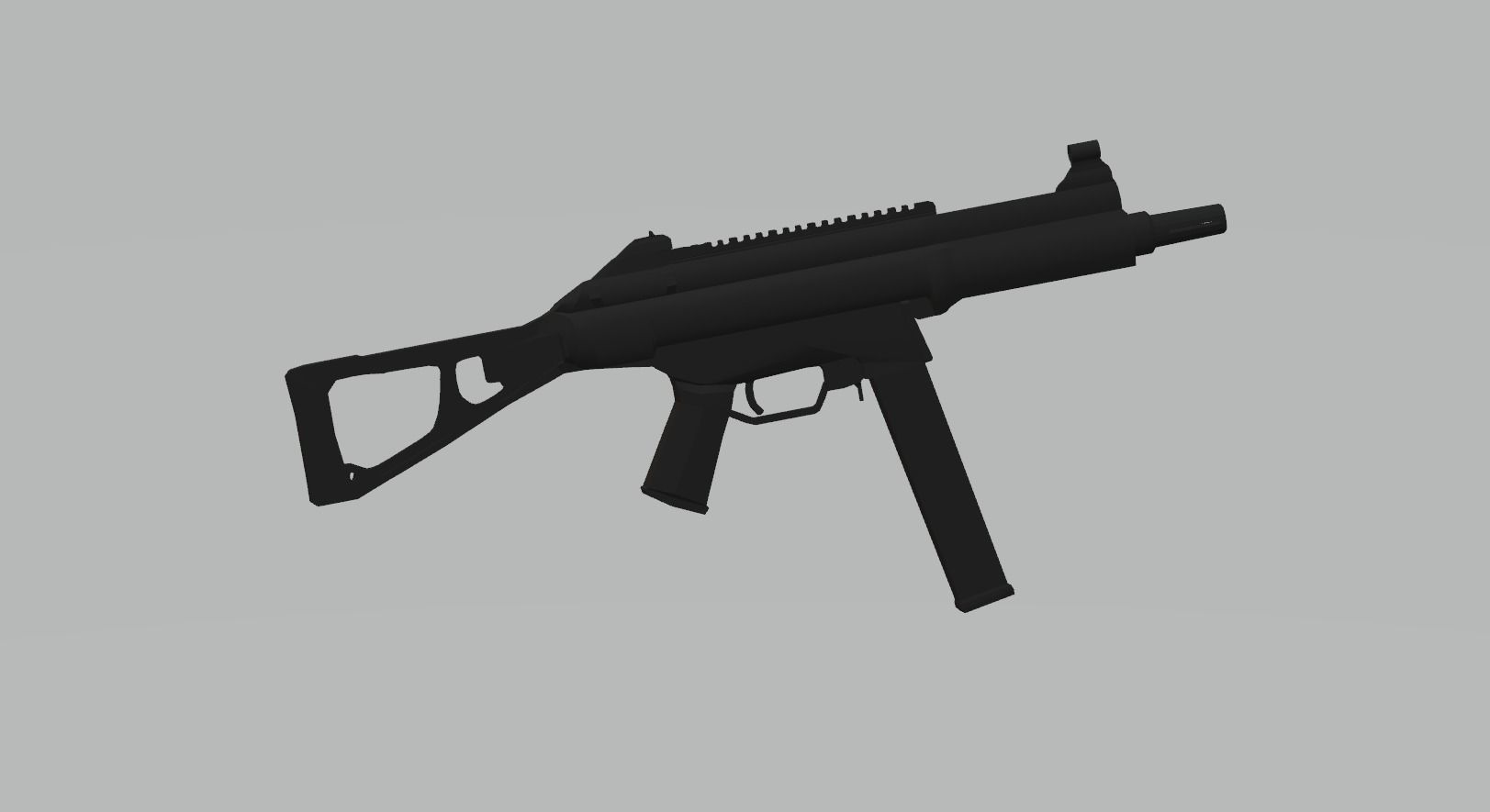 UMP 45 Free low-poly 3D model_1