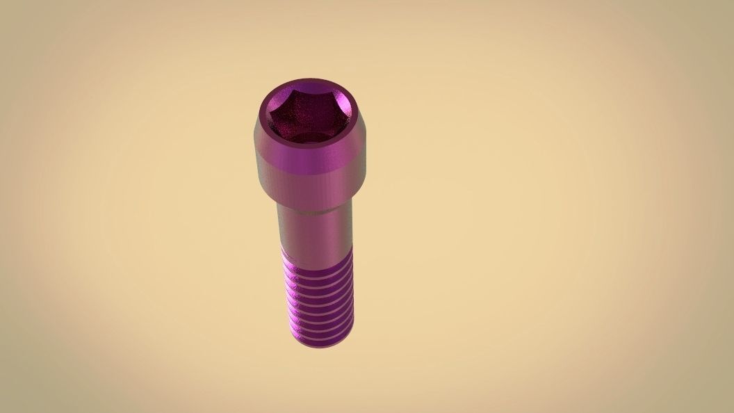 Digital Screw Retained Abutment 3D print model_8