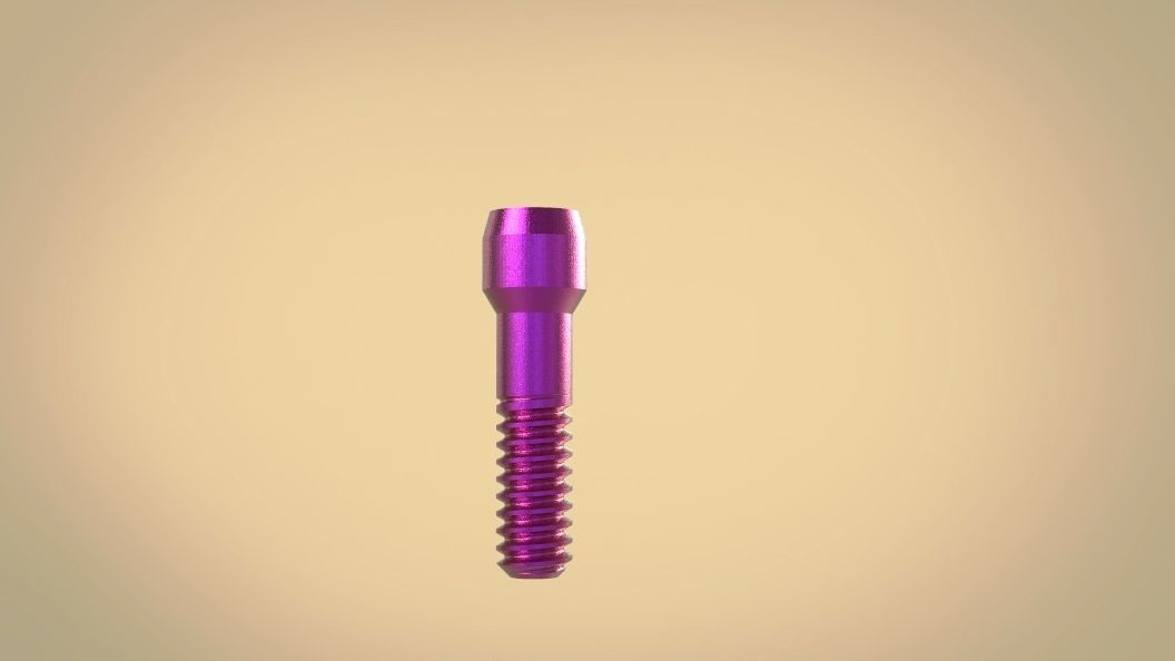 Digital Screw Retained Abutment 3D print model_9