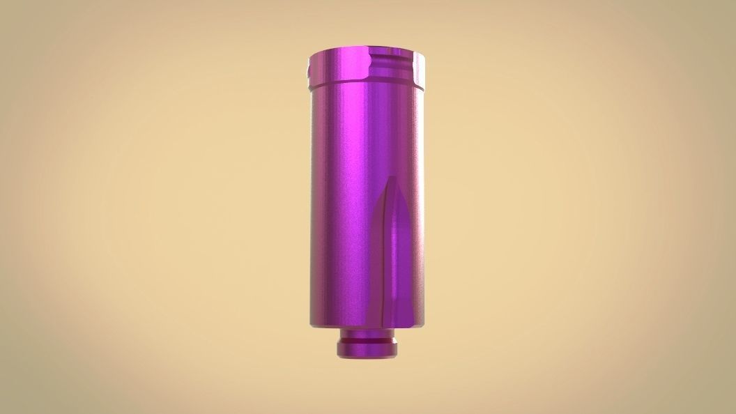 Digital Screw Retained Abutment 3D print model_12