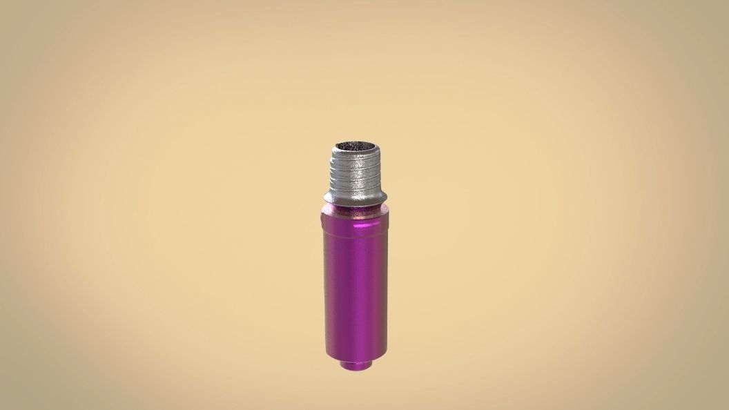 Digital Screw Retained Abutment 3D print model_16