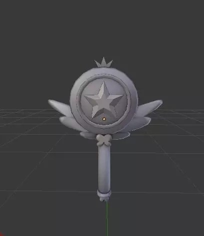 Star Wand Star vs the forces of evil Low-poly 3D model_0