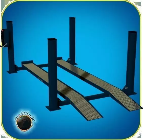Car Lift 3D model_0