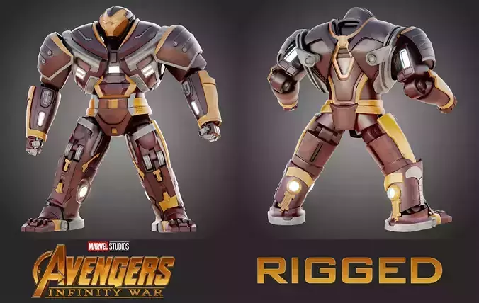 Hulkbuster - avengers infinity war 3D model