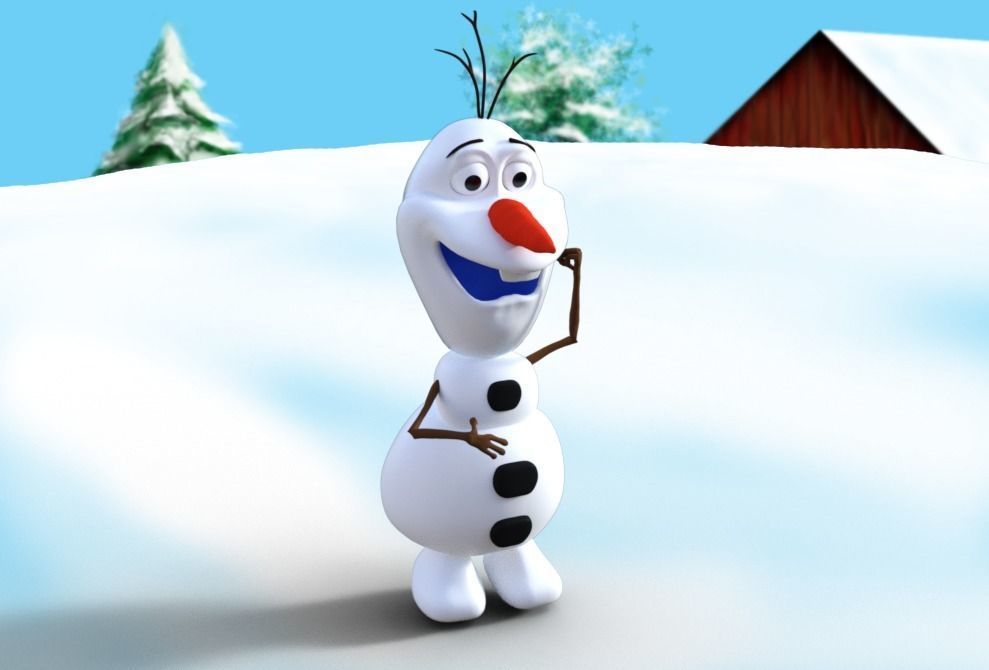 Olaf - Frozen 3D model_1