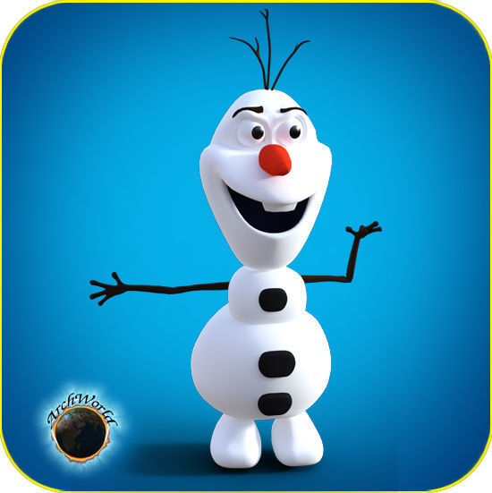 Olaf - Frozen 3D model_4