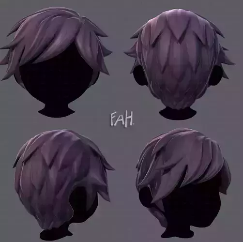 3D Hair style for boy V07