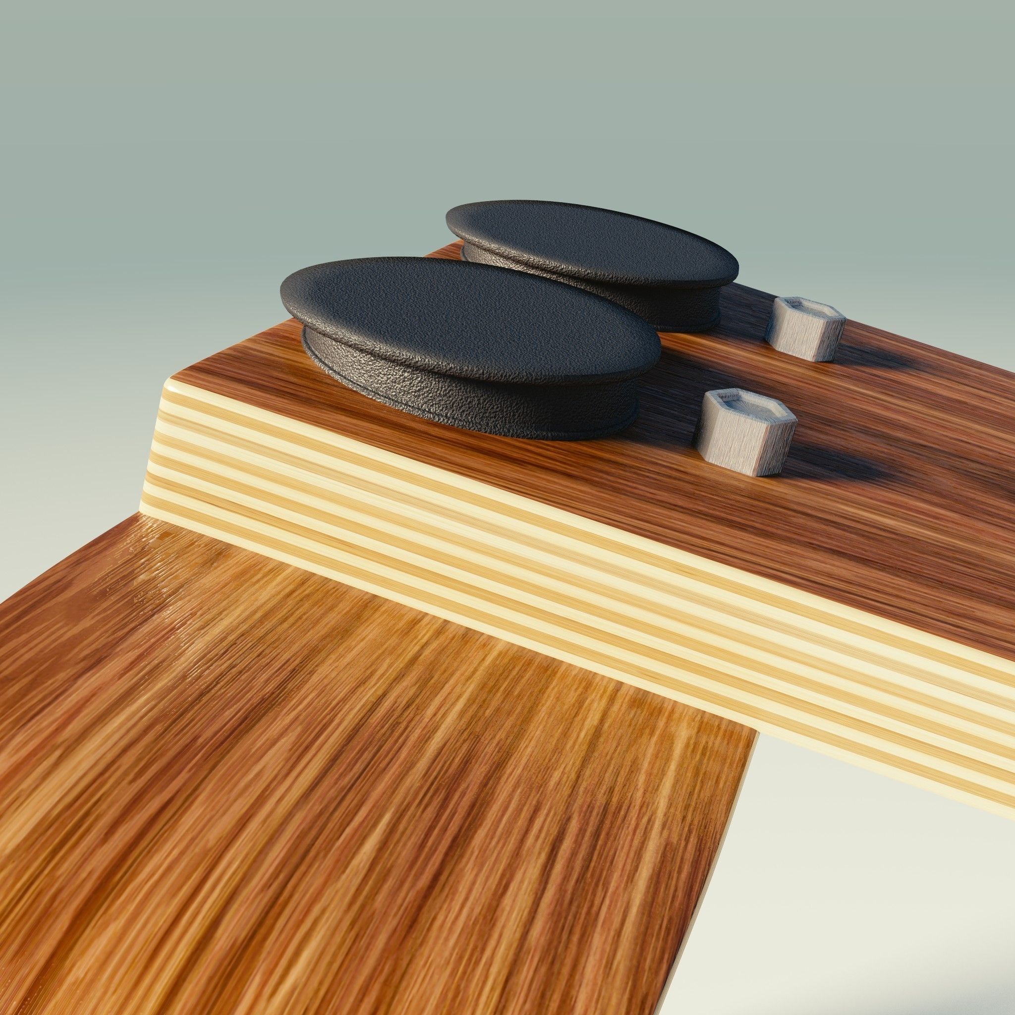 Eames Lounge Chair Wood LCW Low-poly 3D model_15