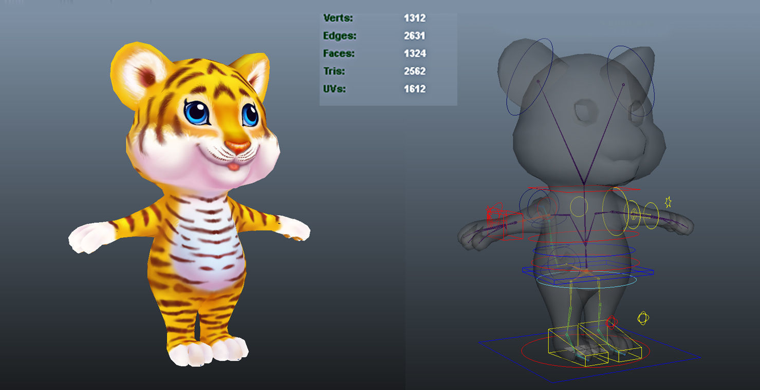 Animal pack v7 Low-poly 3D model_4